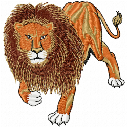 Lion Embroidery Design 8